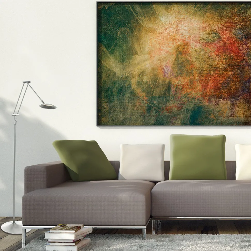 LED Stehlampe Modern in Stahl 185 cm flexibel dimmbar