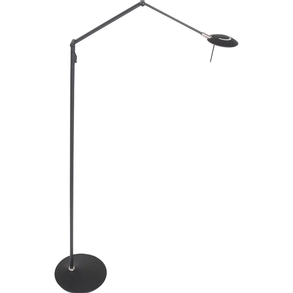 LED Stehlampe Modern Schwarz 185 cm beweglich dimmbar
