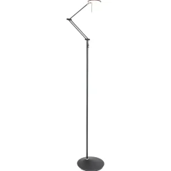 LED Stehlampe Modern Schwarz 185 cm beweglich dimmbar