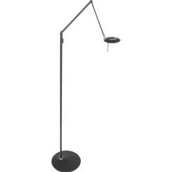 LED Stehlampe Modern Schwarz 185 cm beweglich dimmbar