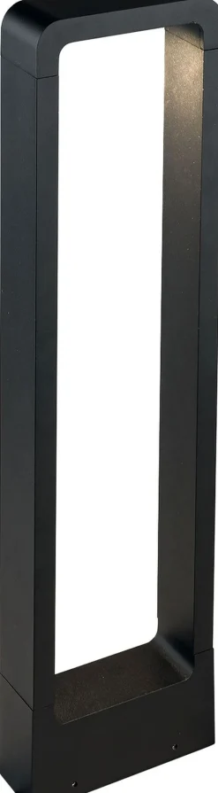 LED Stehlampe Schwarz Alu IP54 Licht ALESSIA