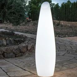 LED Stehleuchte außen 140 cm IP65 6000 K Stecker Kabel