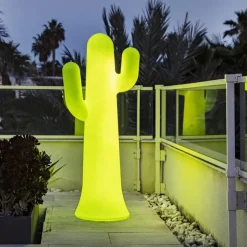 LED Stehleuchte außen 139 cm IP65 6000K Grün Kaktus mit Kabel