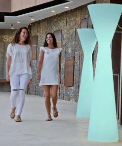 LED Stehleuchte außen Akku Dimmer Farbwechsel 170 cm IP65