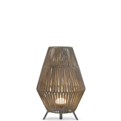 LED Tischlampe außen Akku IP54 dimmbar Fernbedienung 72 cm