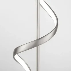 LED Tischlampe dimmbar 50 cm Fernbedienung 10 W Silber