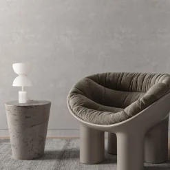 LED Tischlampe Glas Metall 3000 K warmweiß 500 lm rund