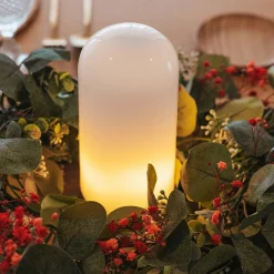 LED Tischlampe kabellos tragbar Akku Dimmer IP54 2000K Outdoor