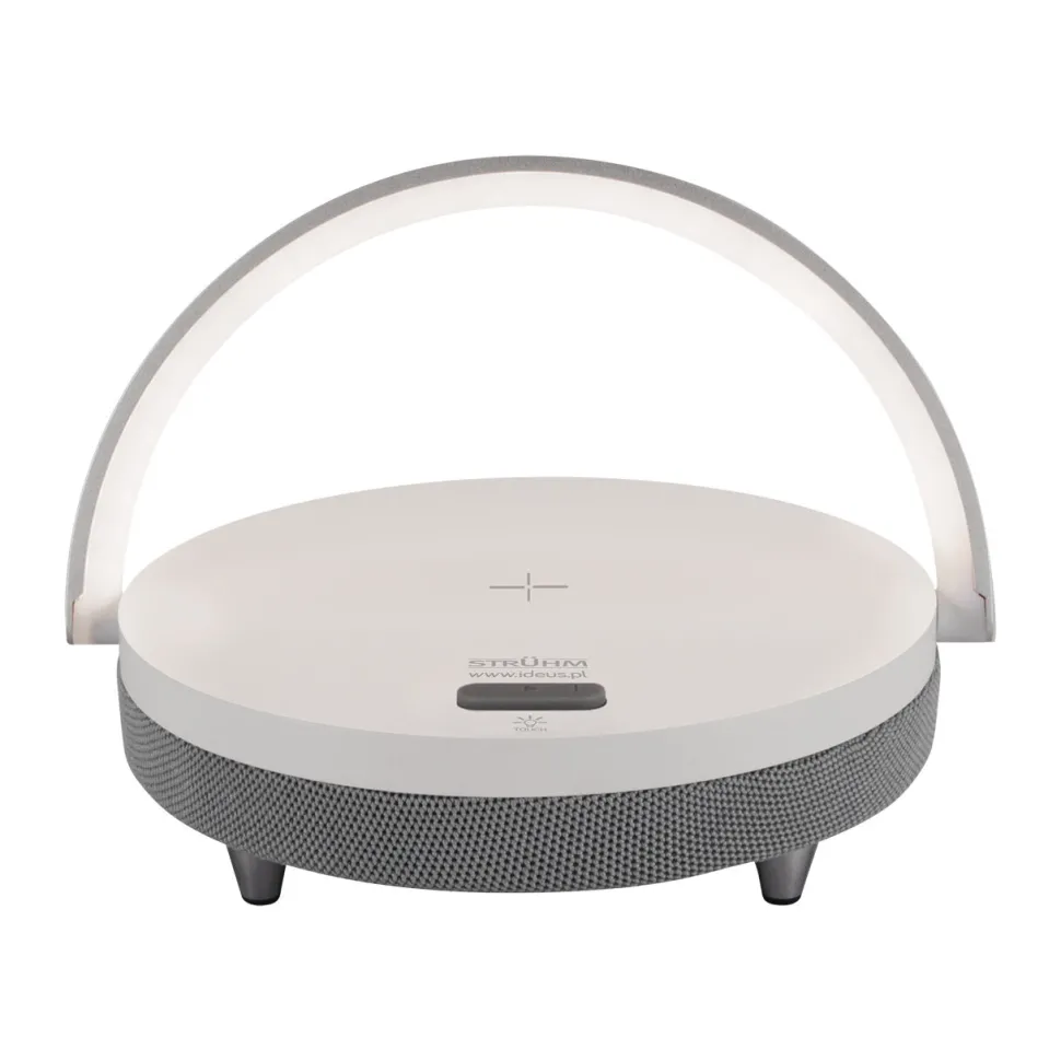 LED Tischlampe mit Lautsprecher Touch Dimmer D: 18 cm Akku