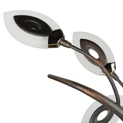 LED Tischlampe Modern Rostbraun Floral GORI