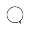 LED Tischlampe Schwarz Metall Ring H:25,5 cm 1290 lm