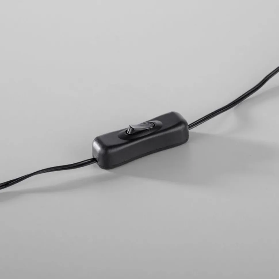 LED Tischlampe Schwarz Metall Ring H:25,5 cm 1290 lm