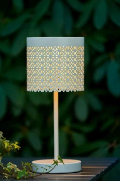 LED Tischleuchte Akku IP44 34,5 cm dimmbar kabellos tragbar