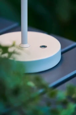 LED Tischleuchte Akku IP44 34,5 cm dimmbar kabellos tragbar