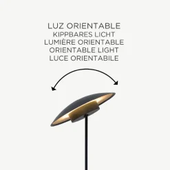 LED Tischleuchte Akku Touch 40 cm IP44 Anthrazit außen tragbar