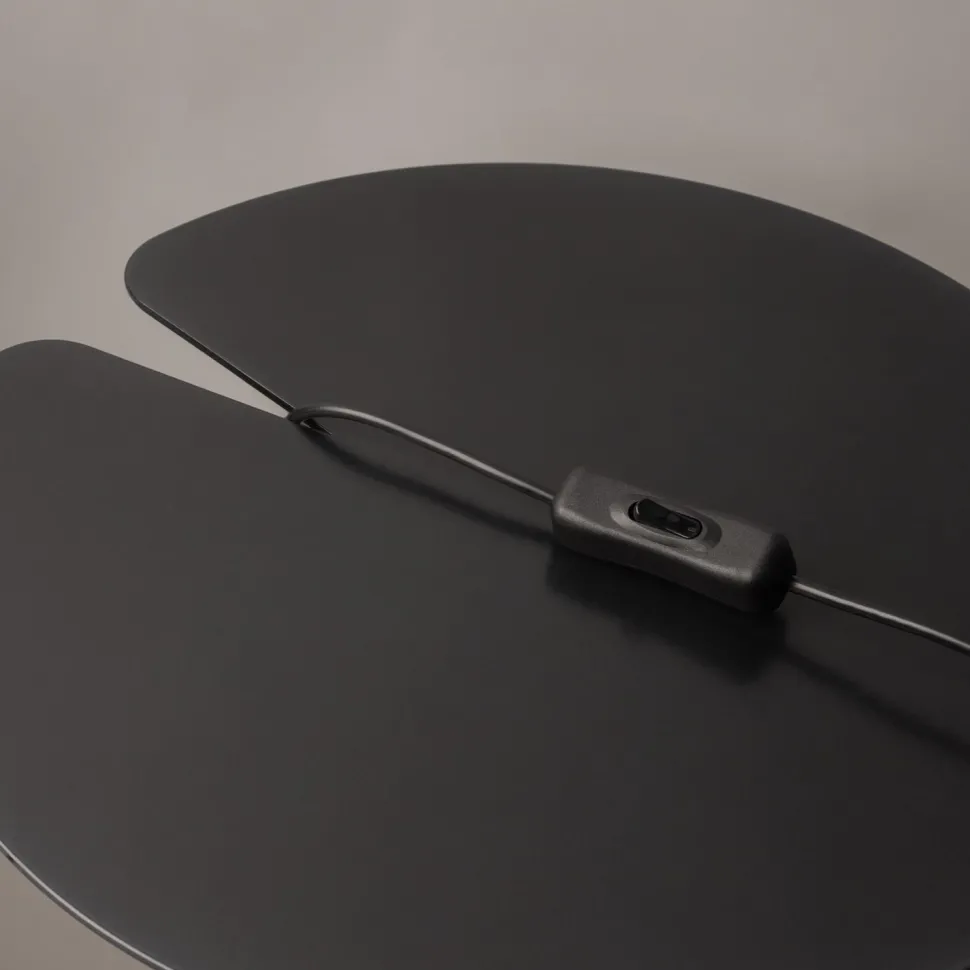 LED Tischleuchte Aluminium Rauchglas D: 20 cm 27,2 cm