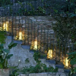 LED Tischleuchte außen kabellos 45 cm Farbwechsel Dimmer IP65