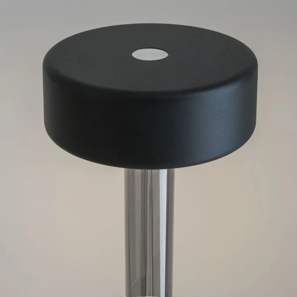 LED Tischleuchte Glas mit Dimmer Touch Funktion 34,8 cm