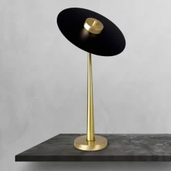 LED Tischleuchte Messing Eisen H: 53 cm 2700 K Modern