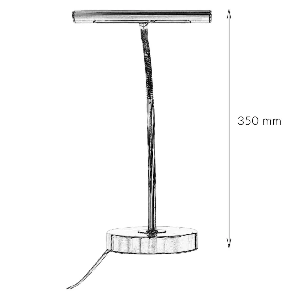 LED Tischleuchte Messing Matt