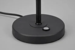 LED Tischleuchte Schwarz Touch Dimmer Metall 4 W 35 cm