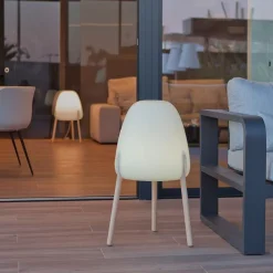 LED Tischleuchte Solar IP65 70 cm Dimmer Farbwechsel kabellos