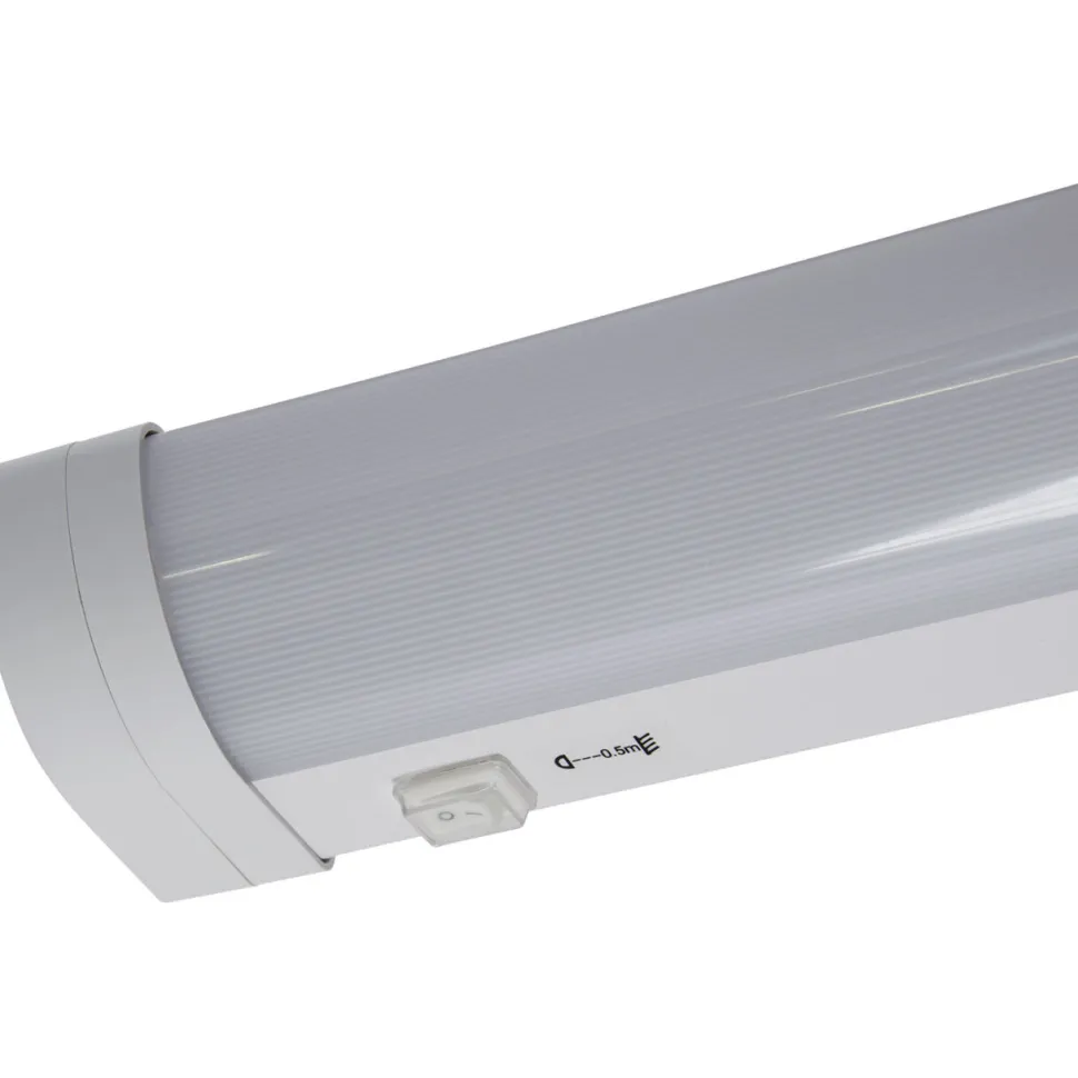 LED Unterbauleuchte IP44 mit Schalter B: 59,8 cm Weiß 4200 K