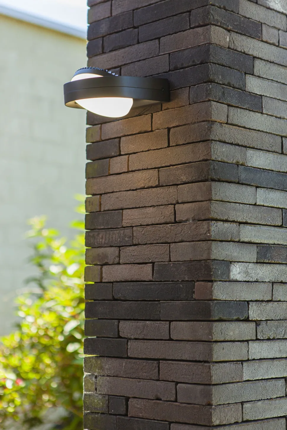 LED Wandlampe Anthrazit Aluminium IP54 B:16 cm blendarm