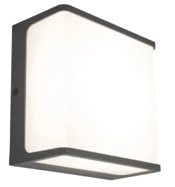 LED Wandlampe Anthrazit Aluminium IP54 4000 K B:15 cm