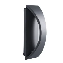 LED Wandlampe Außen Aluminium IP54 Schwarz Up Down