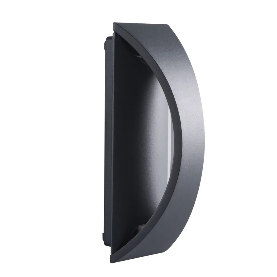 LED Wandlampe Außen Aluminium IP54 Schwarz Up Down