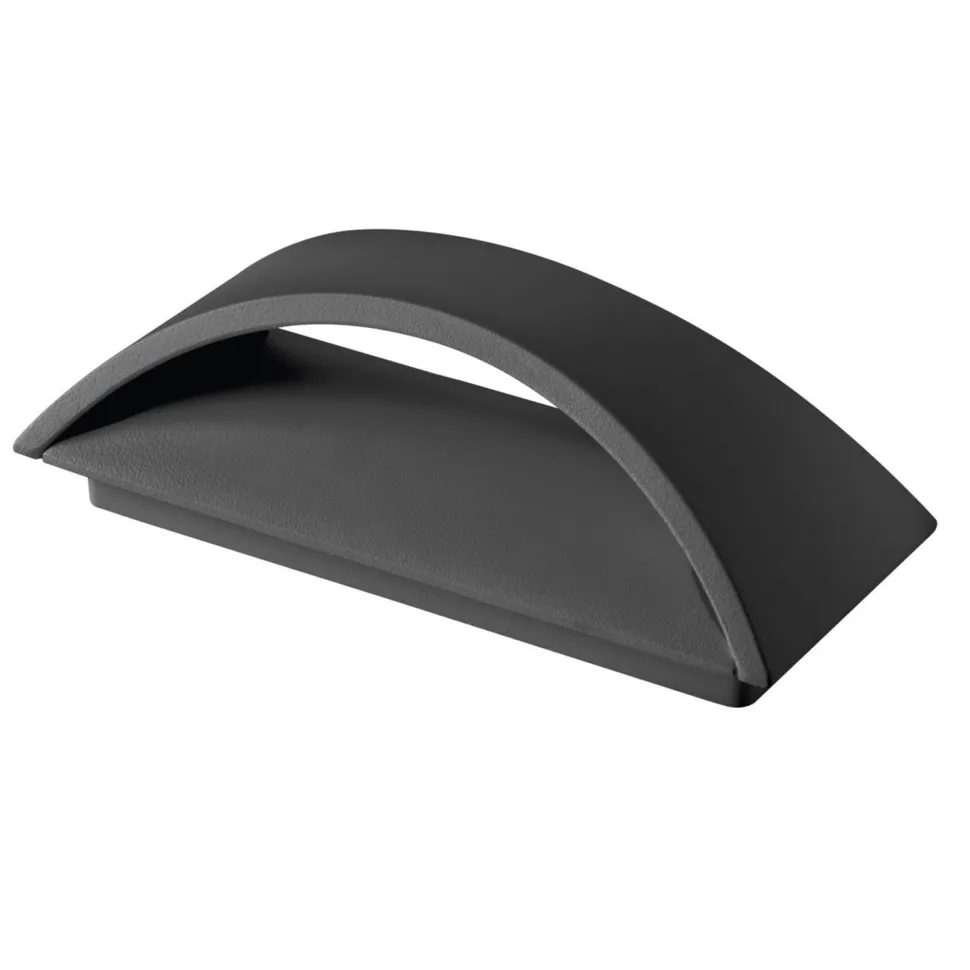 LED Wandlampe Außen Aluminium IP54 Schwarz Up Down