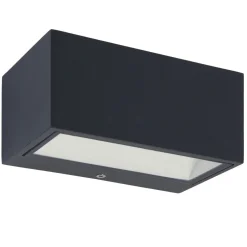 LED Wandlampe Außen Anthrazit 4000 K 10 W IP54 Up Down