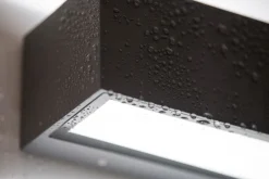 LED Wandlampe Außen Anthrazit 4000 K 10 W IP54 Up Down