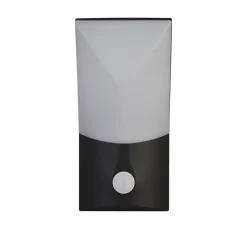 LED Wandlampe außen Bewegungssensor IP54 Schwarz Weiß