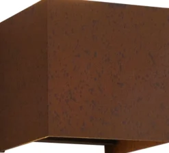 LED Wandlampe Außen Rostbraun Up Down IP54 3000 K 6 W