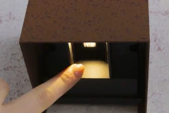 LED Wandlampe Außen Rostbraun Up Down IP54 3000 K 6 W