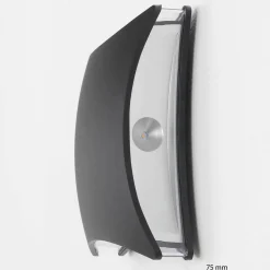 LED Wandlampe außen Schwarz Modern B: 20 cm