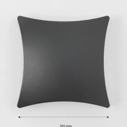 LED Wandlampe außen Schwarz Modern B: 20 cm