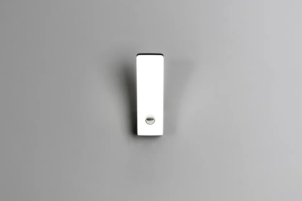 LED Wandlampe Bewegungsmelder H:20,4 cm IP44 Anthrazit