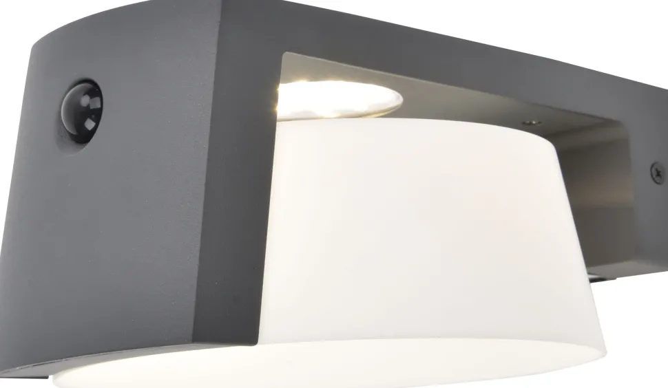 LED Wandlampe Bewegungssensor Aluminium B:16 cm IP44