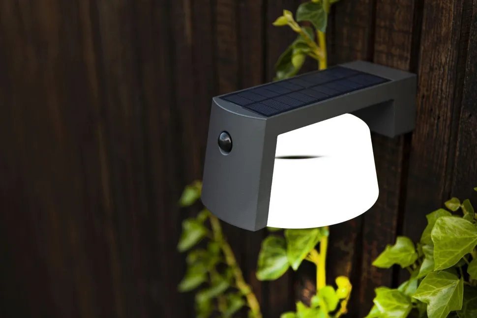 LED Wandlampe Bewegungssensor Aluminium B:16 cm IP44