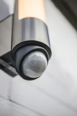 LED Wandlampe Bewegungssensor Edelstahl H:34,5 cm 16 W