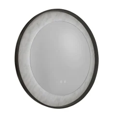 LED Wandlampe dimmbar Glas Metall Touch IP44 Ø80 cm