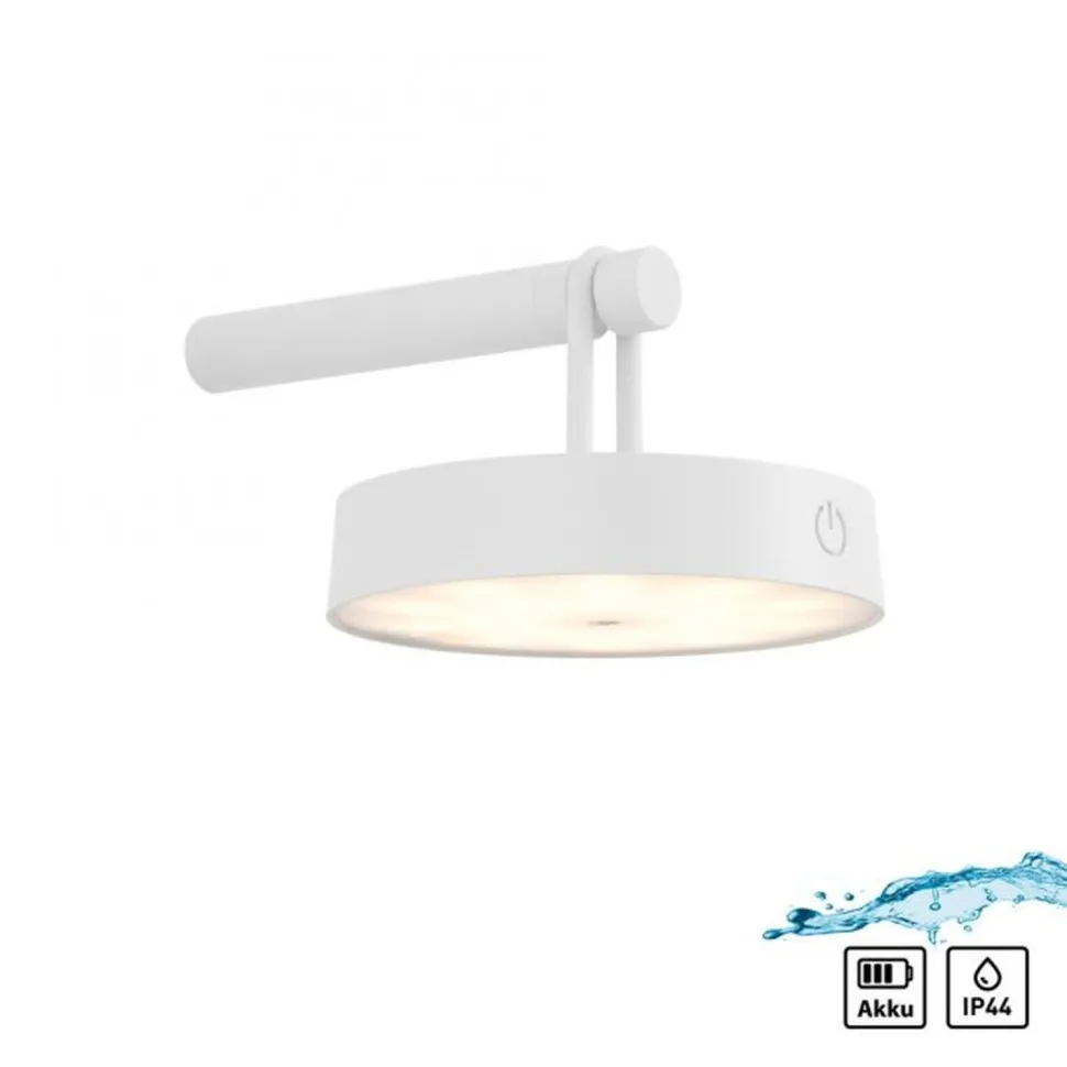 LED Wandlampe Dimmer Touch Schalter IP44 130 lm Weiß