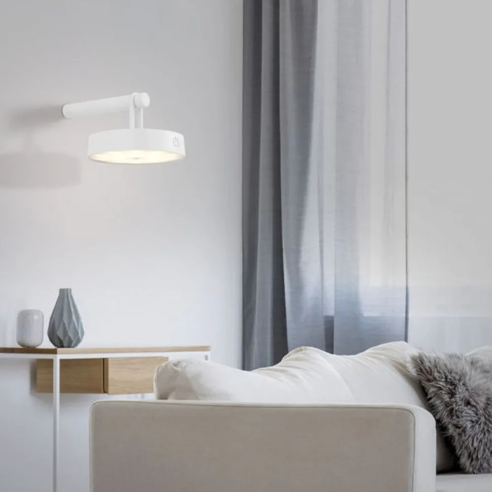 LED Wandlampe Dimmer Touch Schalter IP44 130 lm Weiß