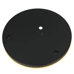 LED Wandlampe flach Ø 35 cm in Gold 3000 K 160 lm Holz