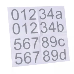 LED Wandlampe Hausnummer Aluminium Schwarz IP54 3000 K