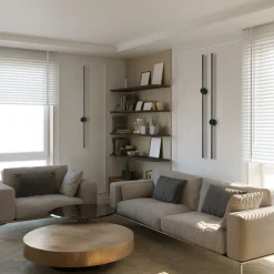 LED Wandlampe indirekt Metall H:120 cm 1600 lm 4000 K