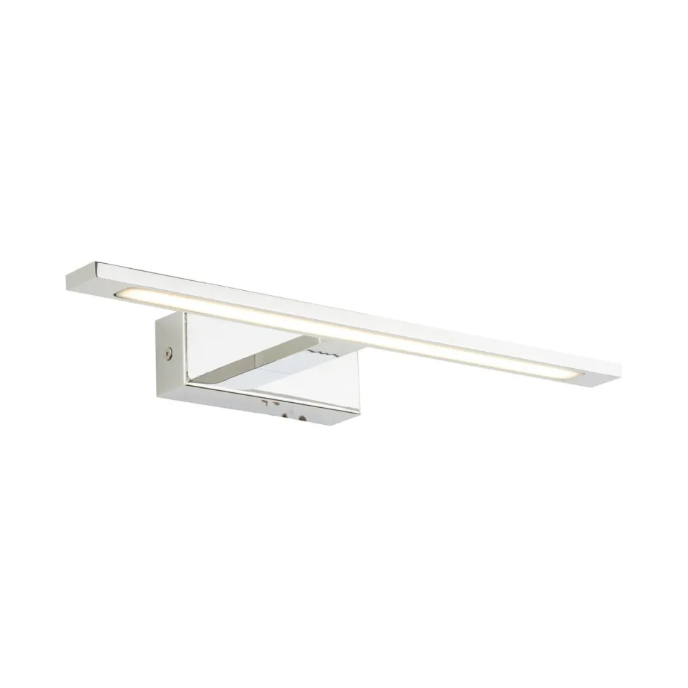 LED Wandlampe Metall 4000 K 41,5 cm lang Chrom SEAN